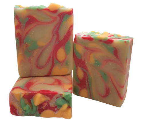 Sweet Orange Chili Pepper Goat Milk Soap